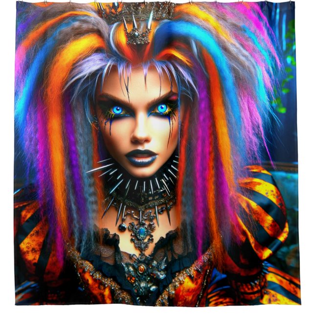 Cortina Para Box Punk Rocker (Frente)