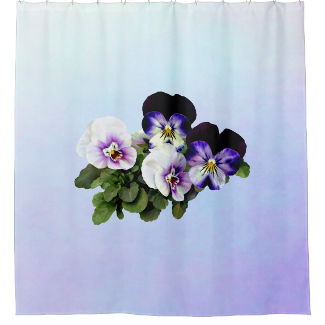 Cortina Para Box Quatro Pansies (Frente)