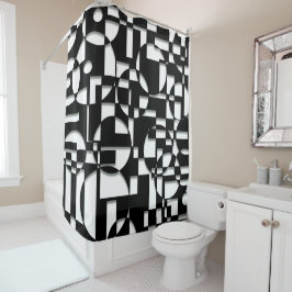 Cortina Para Box Quebra-cabeça De Deco