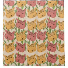 Cortina Para Box Queijos Selvagens Plantas Verdes