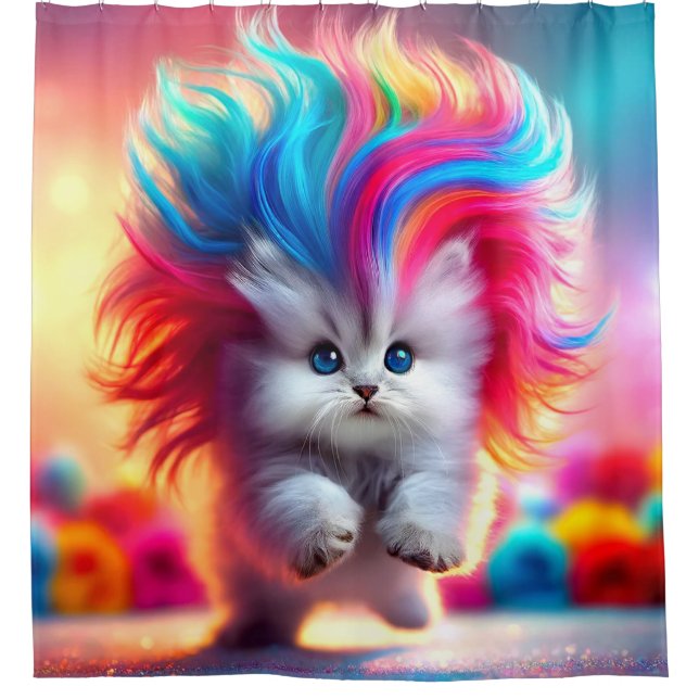 Cortina Para Box Rainbow Kitten (Frente)