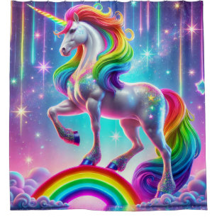 Cortina Para Box Rainbow Unicorn