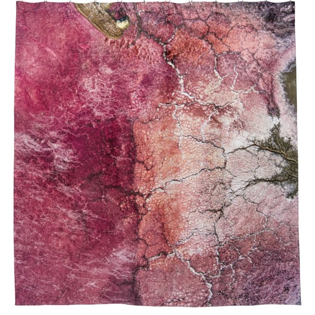 Cortina Para Box Red and brown abstract painting (Frente)