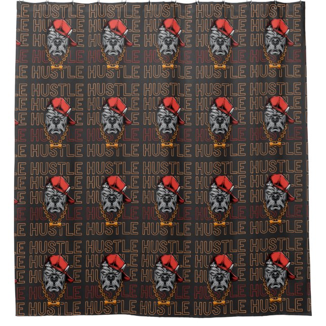Cortina Para Box Red Hat Mad Dog Hustle (Frente)