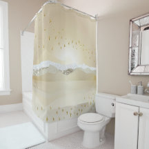 Reflexão Dourada Da Montanha Solar De Inverno Em Á