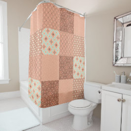 Cortina Para Box Retro Pink Patchwork