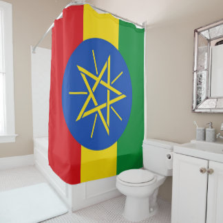 Cortina Para Box Rideau de douche Ethiopian flag
