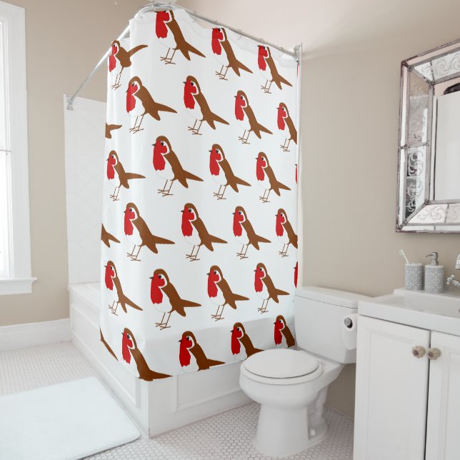 Cortina Para Box Robin Bird Design (In Situ)
