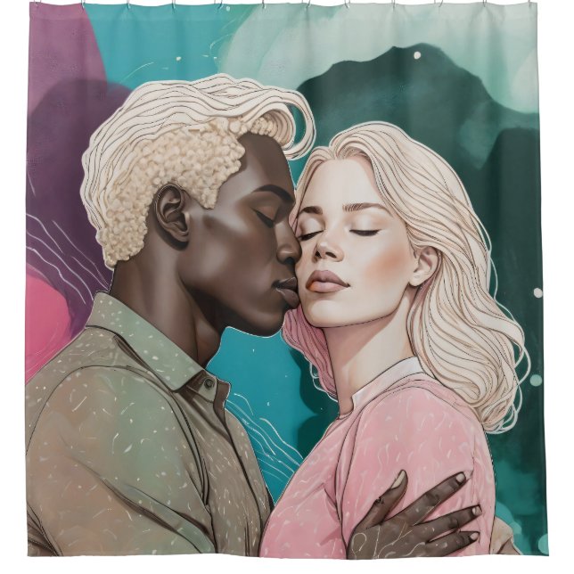 Cortina Para Box Romance Cósmico (Frente)