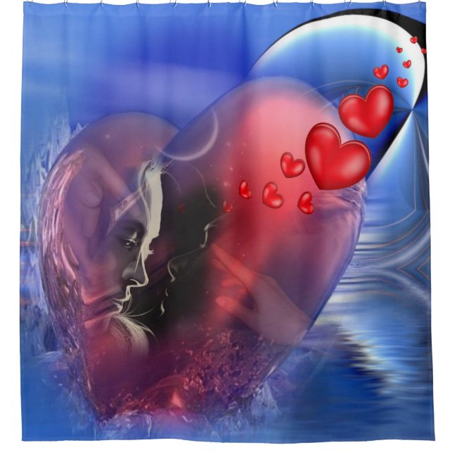 Cortina Para Box Romance Decor (Frente)