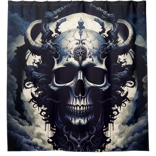 Cortina Para Box Rorschach abstract 001 (Frente)