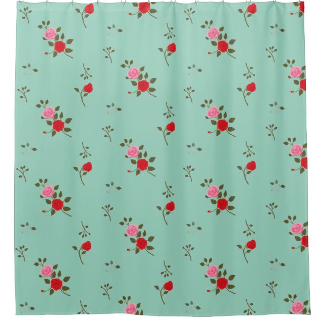 Cortina Para Box Roses (Frente)