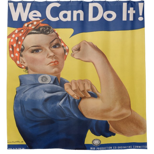 Cortina Para Box Rosie the Riveter (Frente)