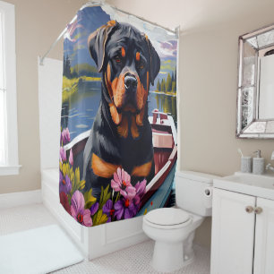 Cortina Para Box Rottweiler em um remo: Uma aventura cênica