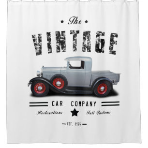 Cortina Para Box Rua de empresa Rod do carro vintage