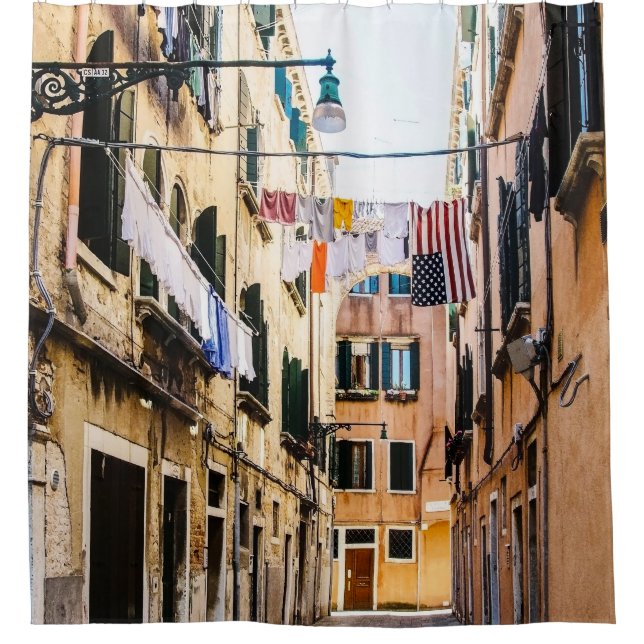 Cortina Para Box Rua estreita de Veneza (Frente)
