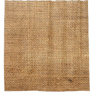 Cortina Para Box Saco Brown Burlap: Fundo do Véu Texturizado