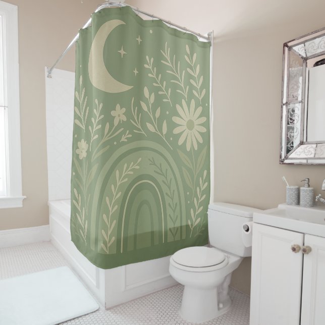 Cortina Para Box Sage Verde Boho (In Situ)