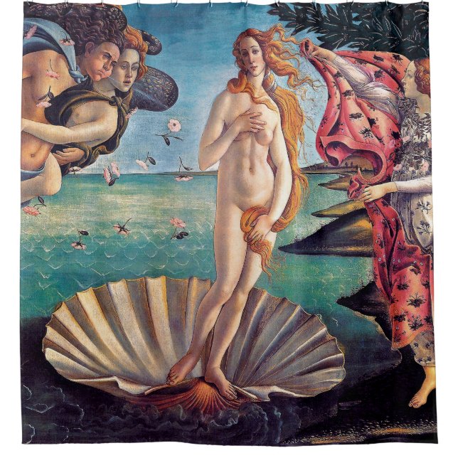 Cortina Para Box Sandro Botticelli - Nascimento de Vênus - Belas Ar (Frente)