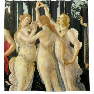 Cortina Para Box Sandro Botticelli "Primavera - Três Graças"