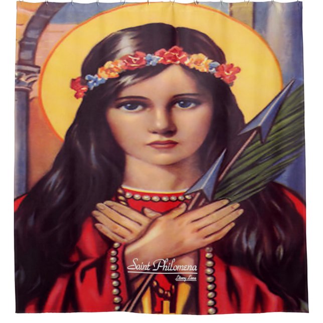 Cortina Para Box Santo Philomena (Frente)