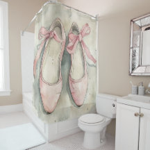 Sapatilhas de ballet rosa pastel vintage