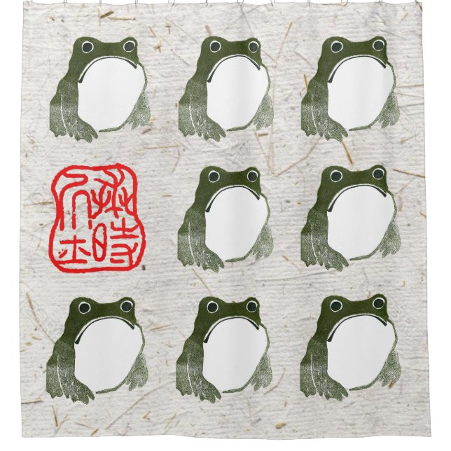 Cortina Para Box Sapo Indecente Japonês Fez século XIX (Frente)