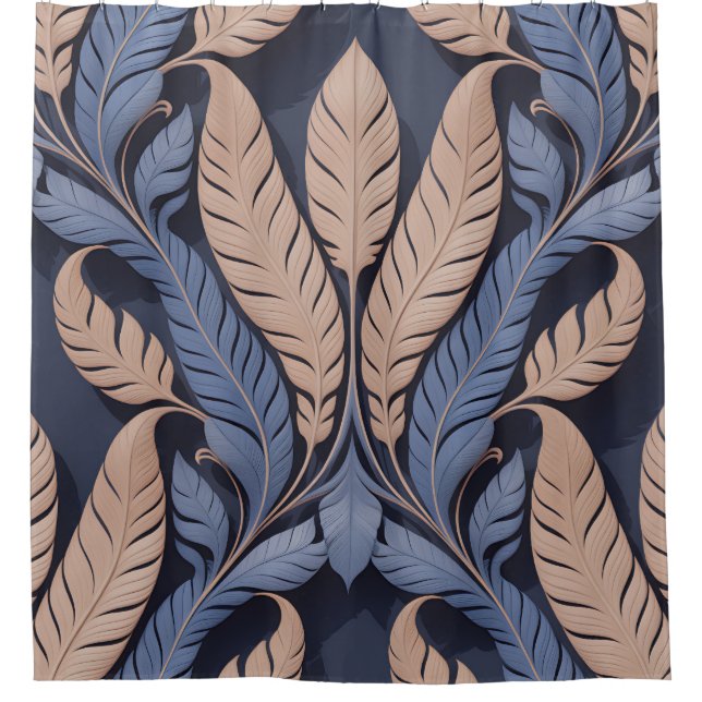 Cortina Para Box Saraswati Feather Relief (Frente)