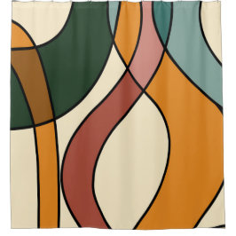 Cortina Para Box Savana Serena Suave Abstrato Moderno Terroso