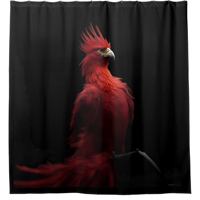 Cortina Para Box Scarlet Phoenix Senta-Se Orgulhosamente (Frente)