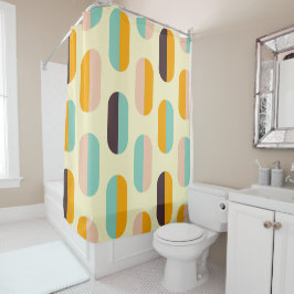 Cortina Para Box Seamless geometric pattern in retro vibes