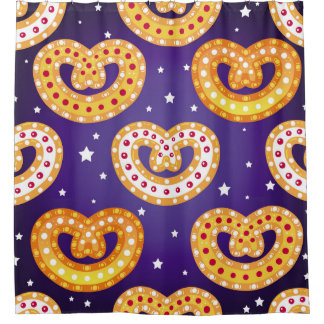 Cortina Para Box Seamless pattern with Christmas sweets. Vintage il