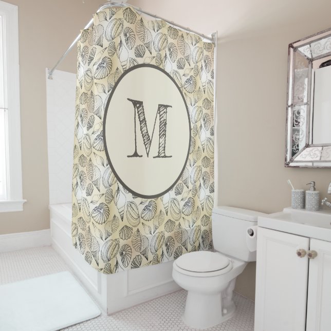 Cortina Para Box Seashells Beach House Náutico (In Situ)