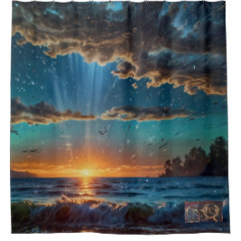 Cortina Para Box Seaside Sunrise