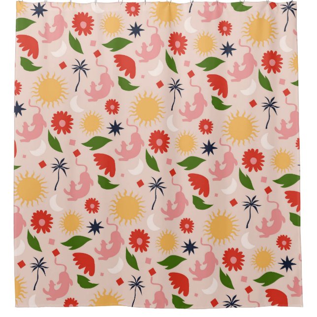 Cortina Para Box Selva Celestial (Frente)