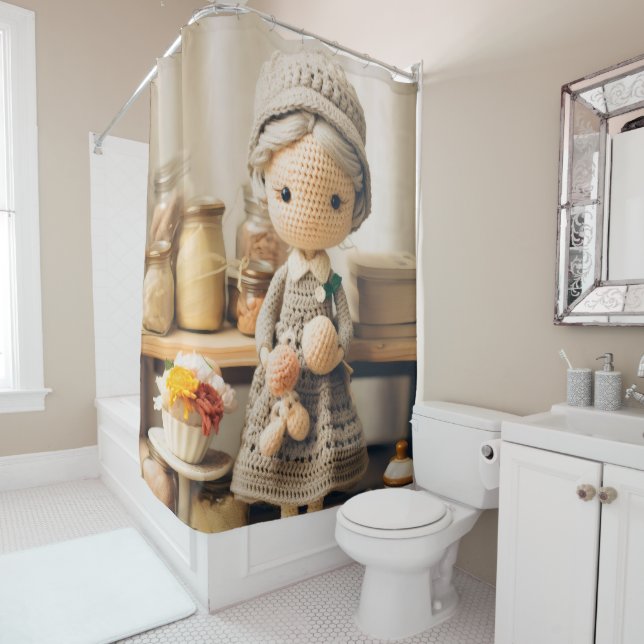 Cortina Para Box Senhora Crochet (In Situ)