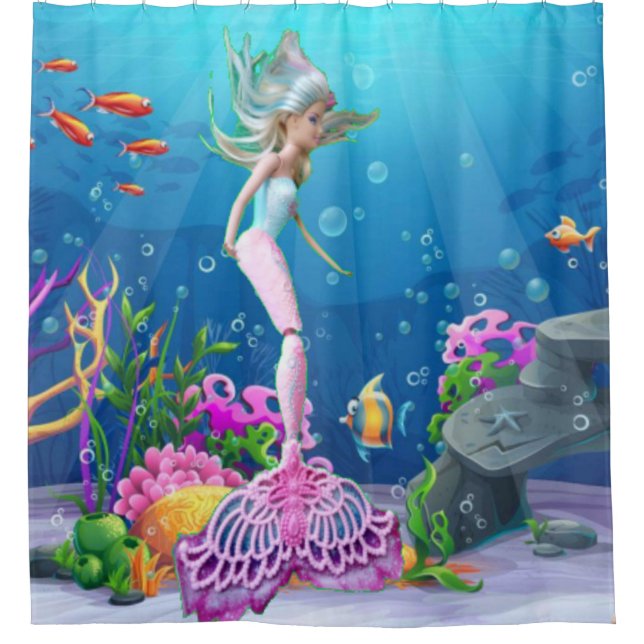 Cortina Para Box Sereia Famosa (Frente)