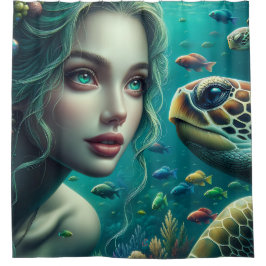 Cortina Para Box Sereia Marina: Turtle Odissey