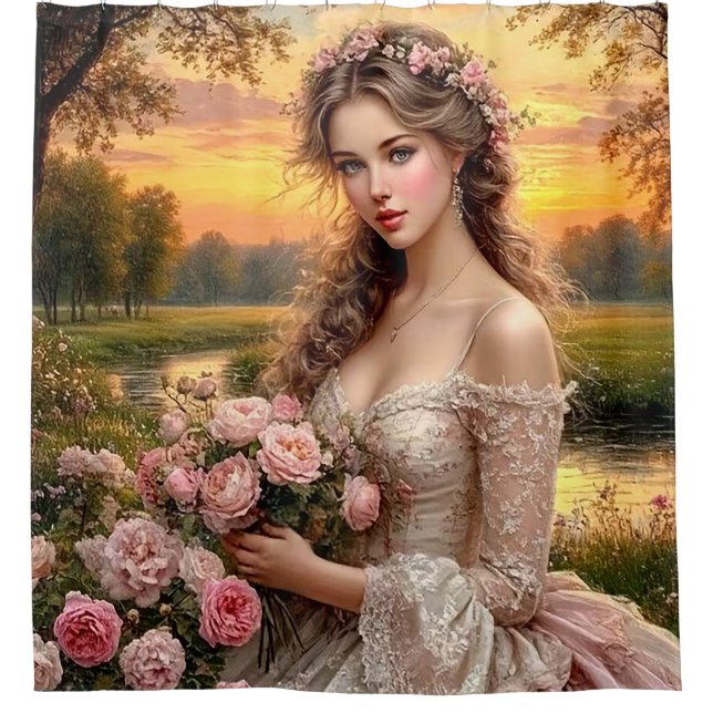 Cortina Para Box Serene Garden Beauty (Frente)