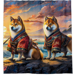 Cortina Para Box Shiba Inu By The Shore 02 Design Por Rich AMeN Gil