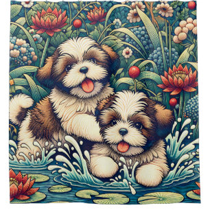Cortina Para Box Shih Tzu Splash