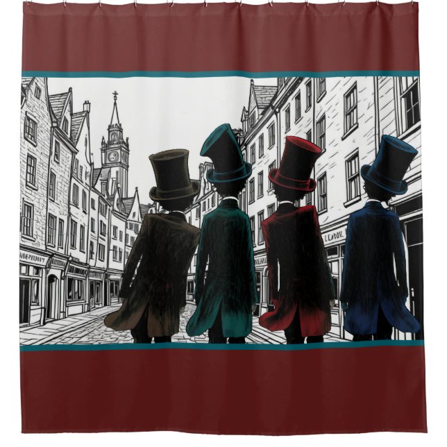 Cortina Para Box Shower Curtain (Frente)