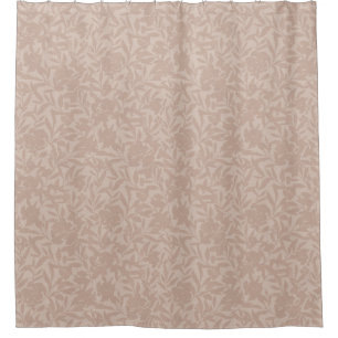 Cortina Para Box Silhuetas orais mocha mousse quente tan