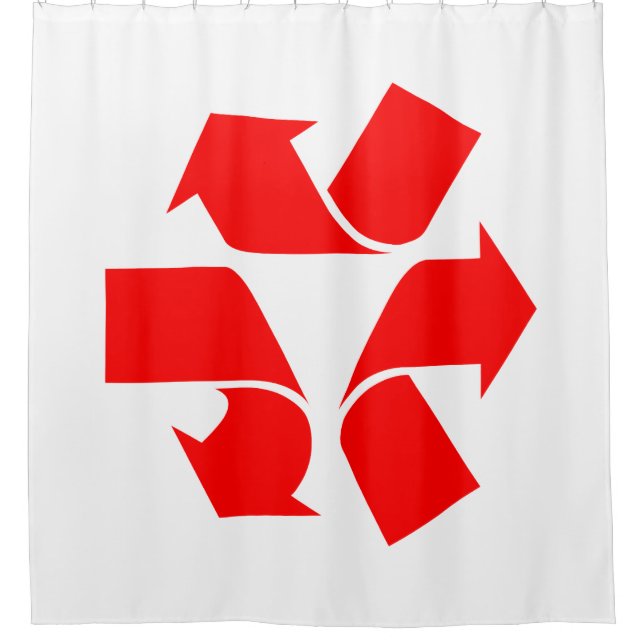 Cortina Para Box Símbolo de desreciclagem (Frente)