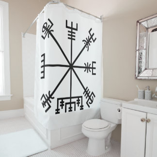 Cortina Para Box Símbolo Viking Vegvisir