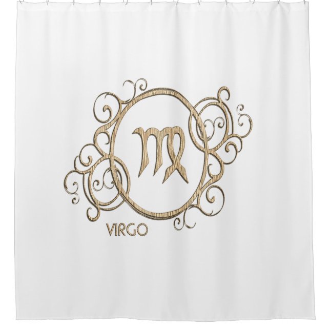 Cortina Para Box Símbolo Virgo Zodiac (Frente)