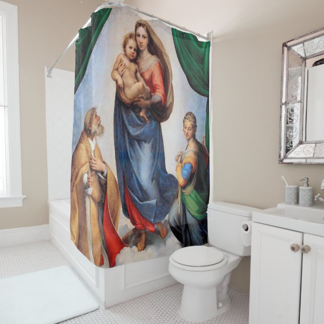 Cortina Para Box Sistine Madonna, Raphael (In Situ)