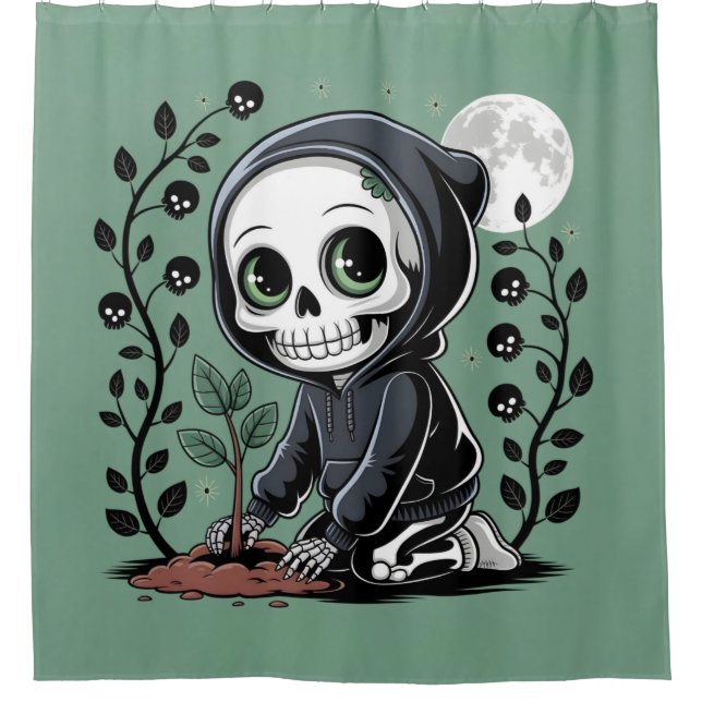 Cortina Para Box Skeleton Gardener (Frente)