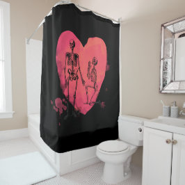 Cortina Para Box Skeleton Love