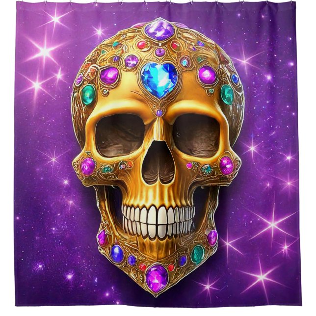 Cortina Para Box Skull Art (Frente)